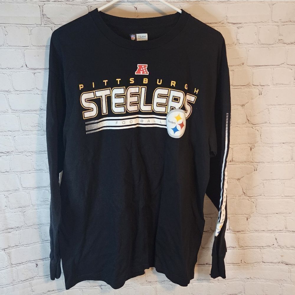 Men's NFL Pittsburgh Steelers longsleeve shirt, size Large